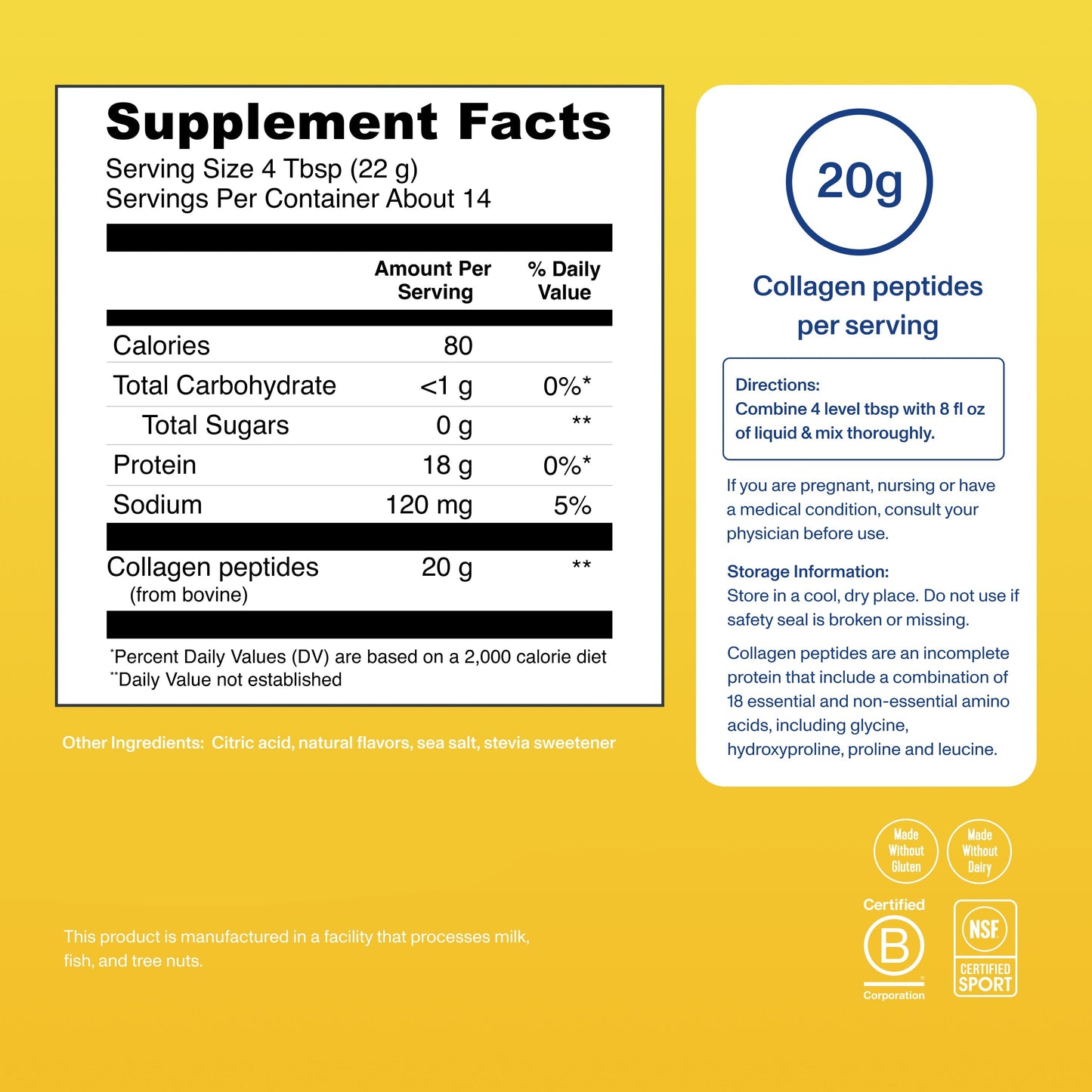 Lemon Collagen Peptides