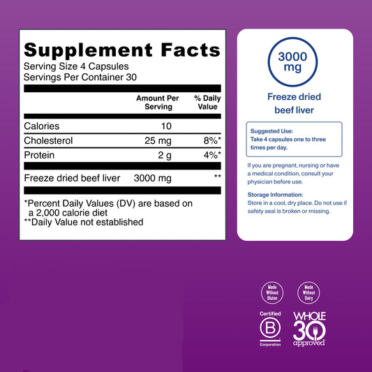 Beef Liver - Capsules