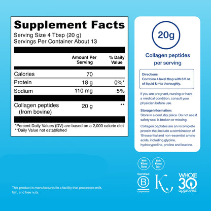 Collagen Peptides - Unflavored