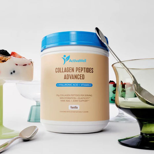 Vanilla Collagen Peptides Advanced - with Hyaluronic Acid & Vitamin C