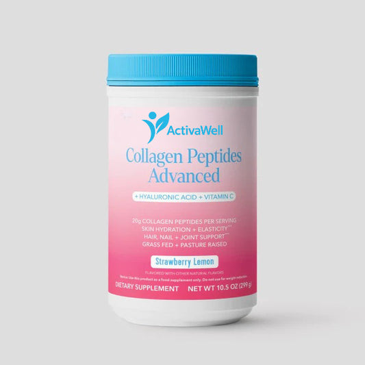 Strawberry Lemon Collagen Peptides Advanced - with Hyaluronic Acid & Vitamin C