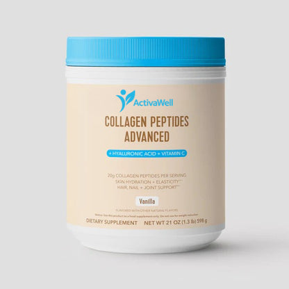 Vanilla Collagen Peptides Advanced - with Hyaluronic Acid & Vitamin C
