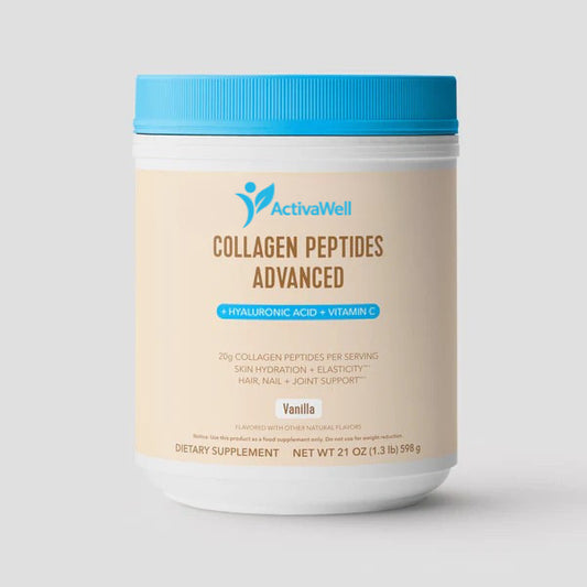 Vanilla Collagen Peptides Advanced - with Hyaluronic Acid & Vitamin C
